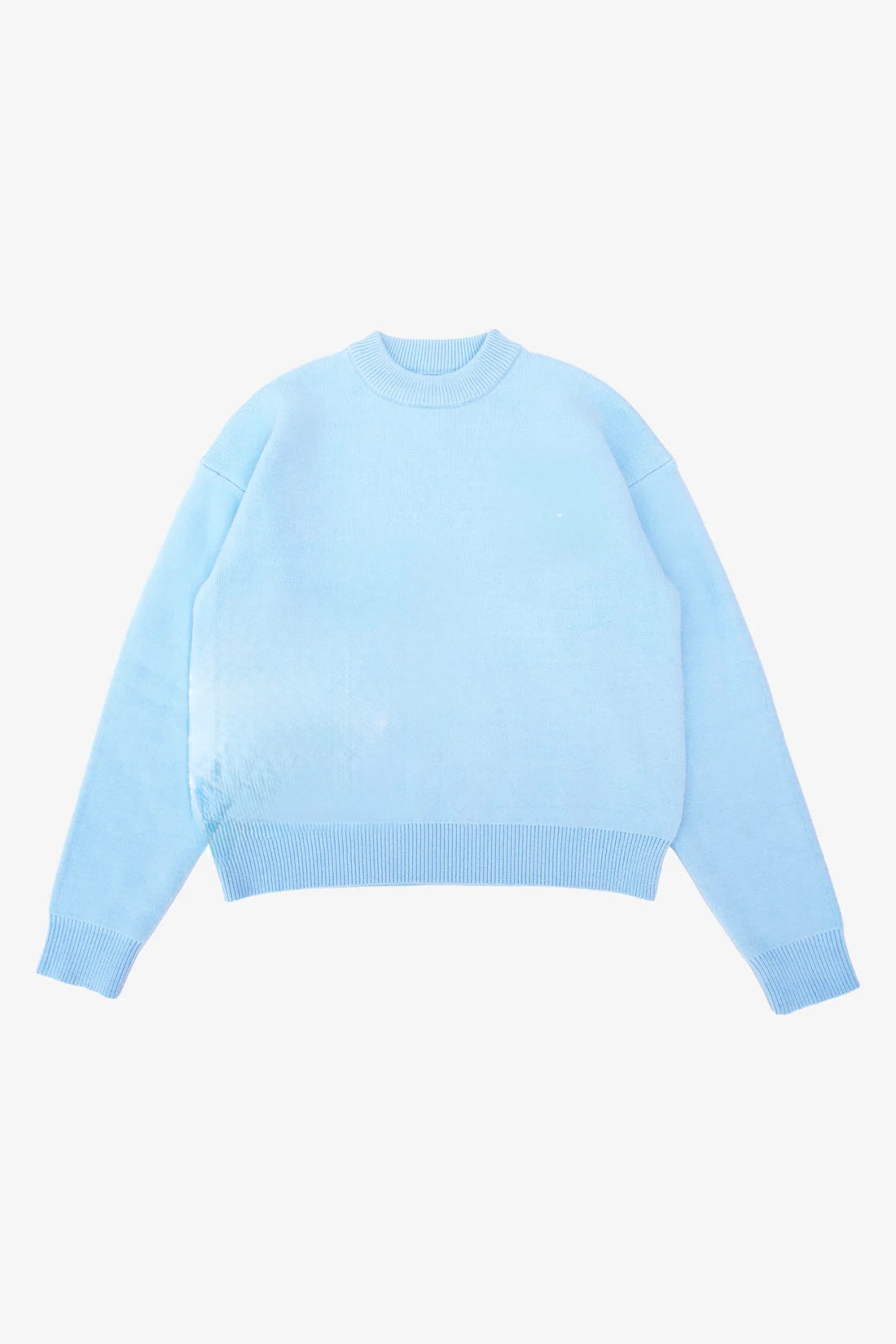 savexxo KNIT SWEATER CYAN